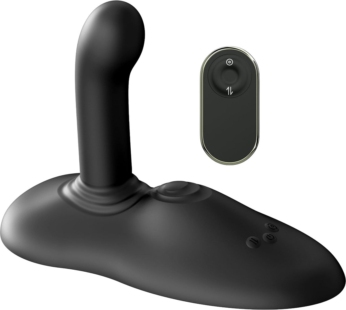 Dorcel - Power Ride - Hands-free Vibrator - Met Stoot Functie - Zwart