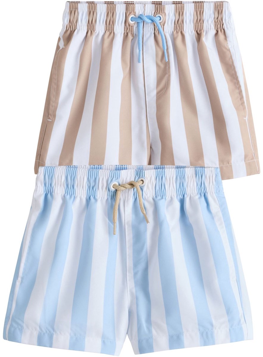 Next - Jongens - Set van 2 zwemshorts - Blauw