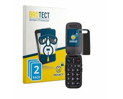 BROTECT - privacy screenprotector voor Panasonic KX-TU446 - Folie Beschermfolie Blauwlichtfilter 2 Stuks