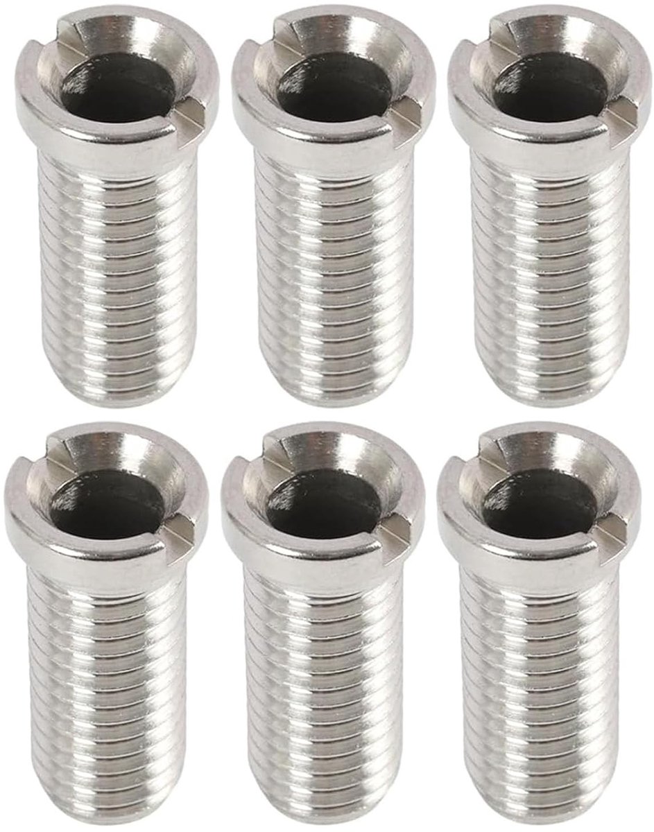Holle schroeven voor roestvrijstalen spoelbakken, M12 x 25 mm, ideaal voor keukens, zeefventielen en afvoerzeefjes (zilverkleurig)