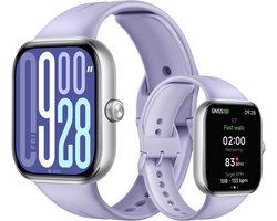 Xiaomi Redmi Watch 5 Paars | Smartwatch en fitnesstracker | 2.07 inch AMOLED display | 24 dagen batterij | 150 plus sportmodi sportmodi | 5ATM waterbestendig | Gezondheidsmeting