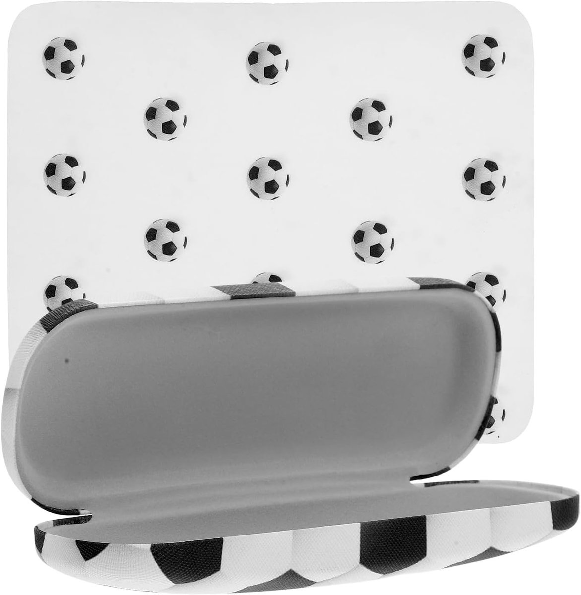 Harde Brilcase voor Kinderen met Leuk Voetbalpatroon - Ideaal voor Jongens en Meisjes, Bescherming en Stijl