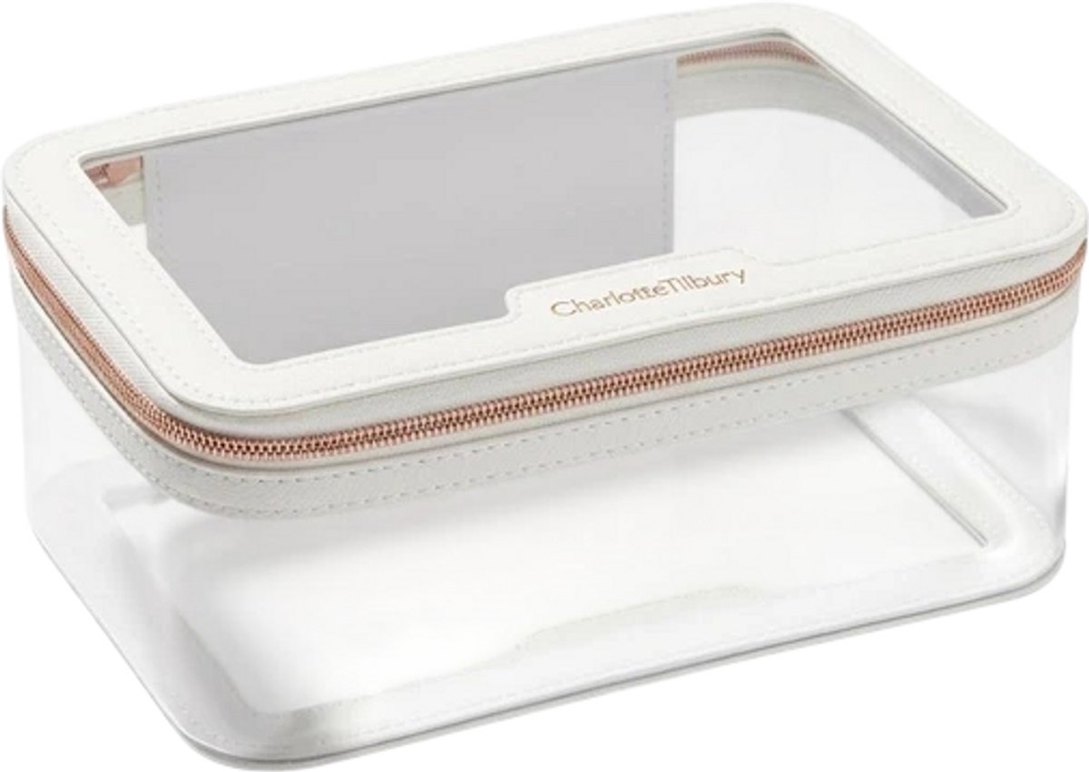 Charlotte Tilbury - Pillow Talk Makeup Bag - Luxe Transparante Toilettas - Make-up Koffer & Organizer
