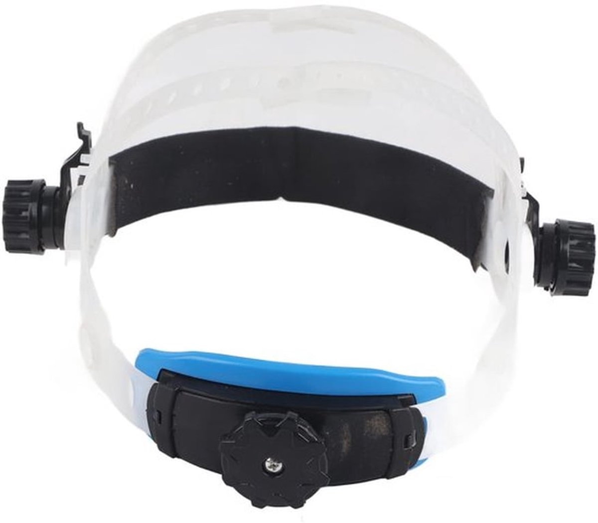 Laslasmasker, verstelbare hoofdband voor zonneschijn en auto, 28 x 20 x 12 cm (wit)