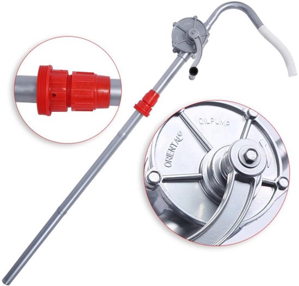 Handmatige Benzinepomp, Automatische Brandstofpomp, Multifunctionele Olie, Rotatable, Trommelpomp voor Baril