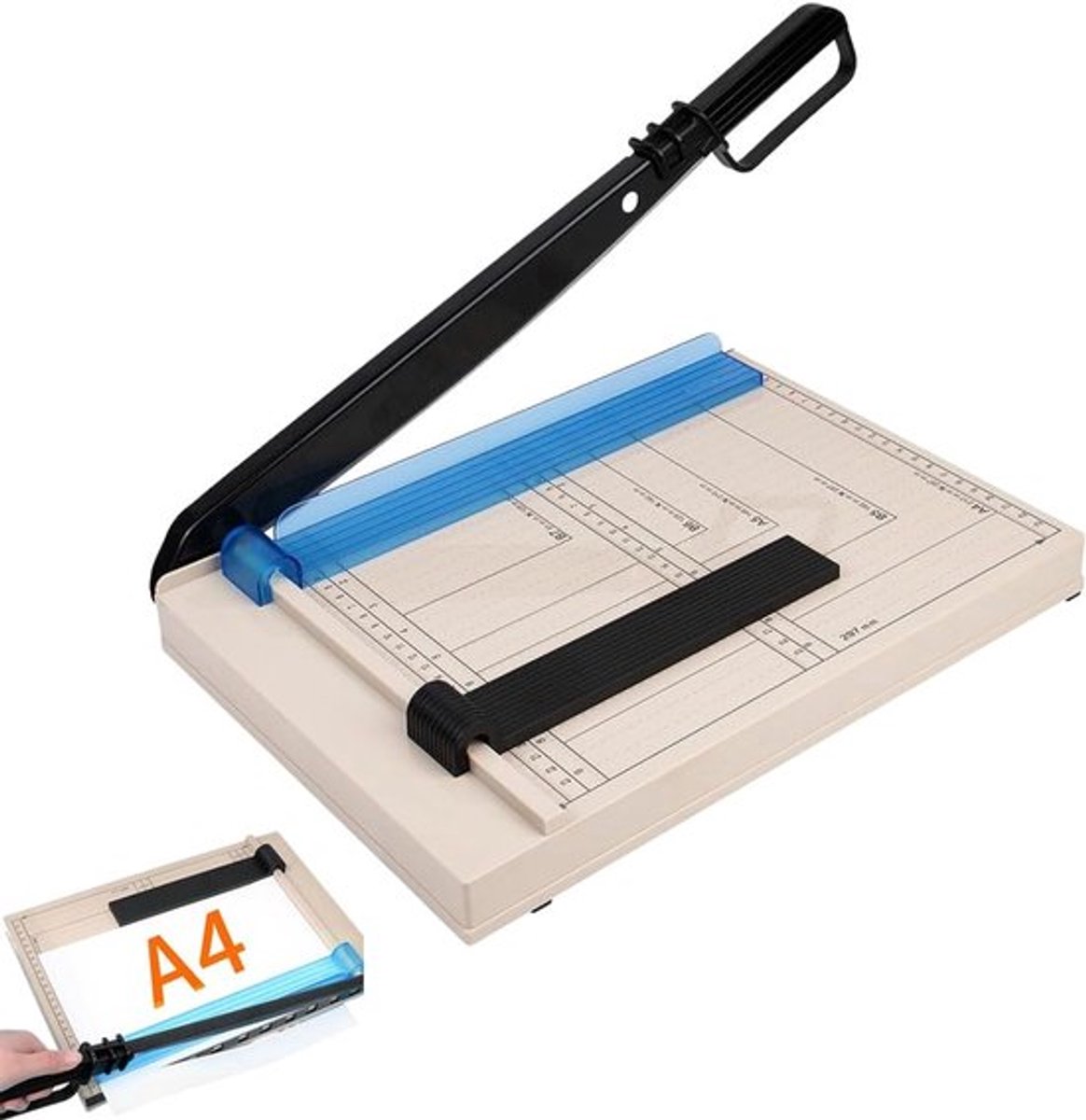 Papiersnijmachine A4 voor nauwkeurig snijden van papier, karton en foto's tot 200 g/m²