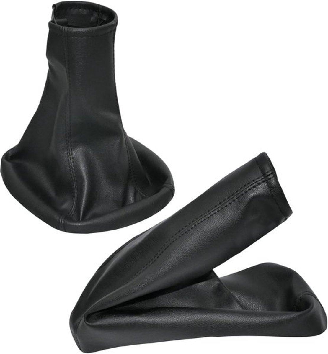 C57717 - Shift Pocket en Handrem - Opel Astra G 1998-2004 - Kleur: Zwart - Kunstleer