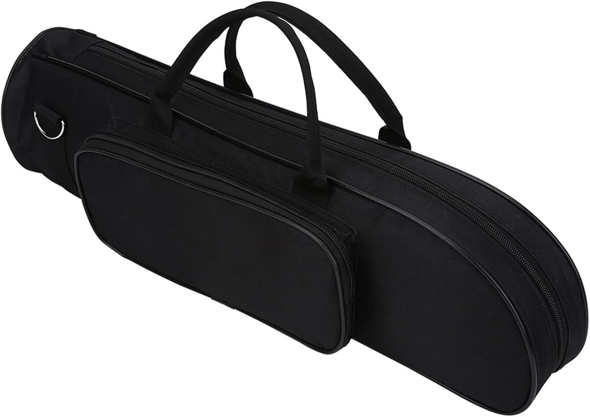 Hoogwaardige Trompettas van Oxforddoek met Beschermende Padding en Meerdere Compartimenten, Draagbaar en Perfect voor Muzikanten