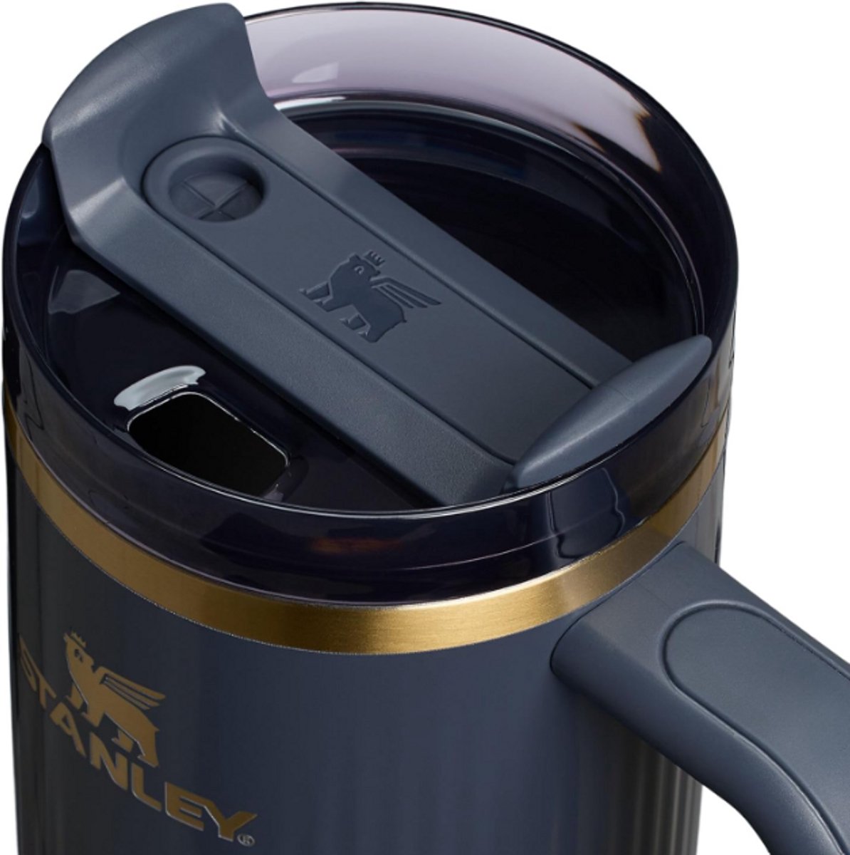 Stanley Quencher H2.0 Flowstate Tumbler 0.89L (Fluted Twilight Gloss) – Lekvrije Thermosbeker met Rietje & Handvat – Geïsoleerd RVS – BPA-vrij - Drinkfles Waterfles – foto 3