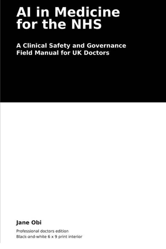 AI in Medicine for the NHS - cover