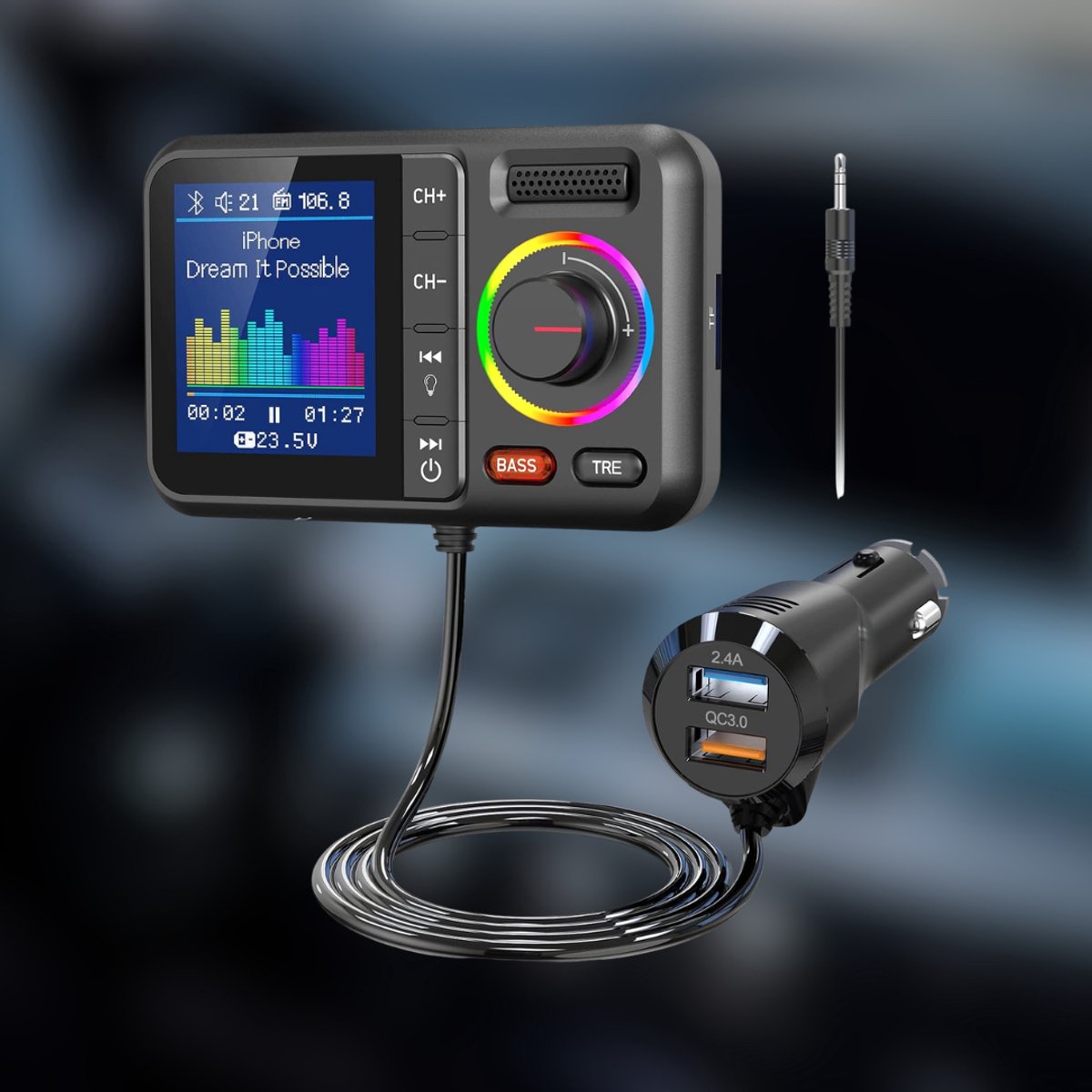CLGP® Bluetooth Transmitter - Bluetooth Receiver - Adapter - Zwart
