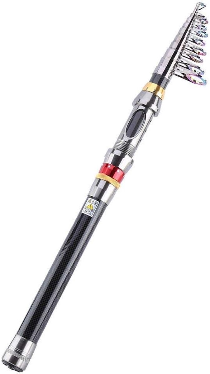 Telescopische Visspullen van Hoogwaardige Carbonvezel - Draagbare Hengel voor Zoetwatervissen en Accessoires (3.6)
