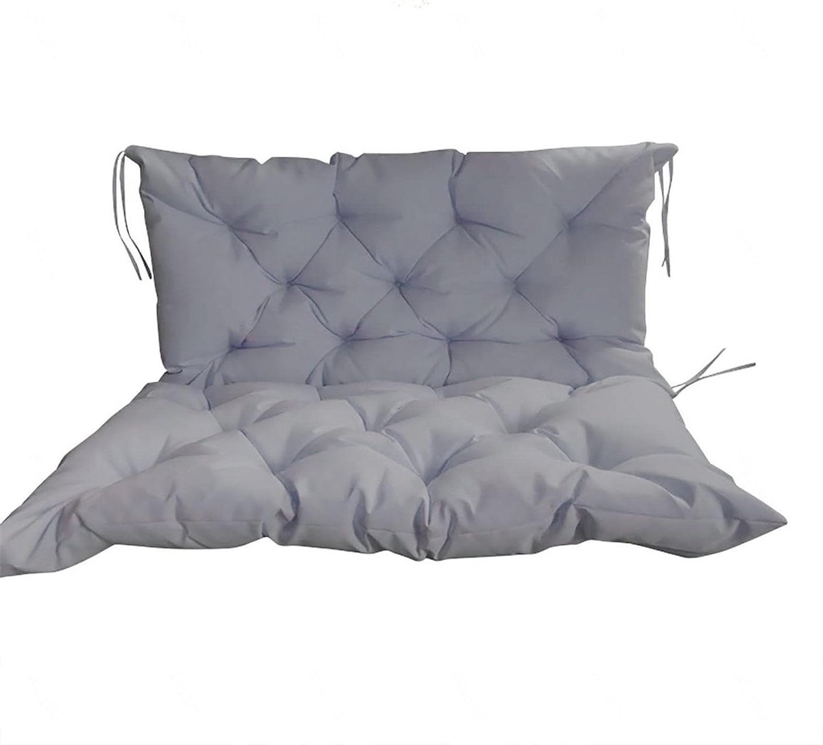 Veranda bankkussen - Schommelkussen buiten - Comfortabel zitten - Extra dikke vulling - 120 x 100 cm - Grijs
