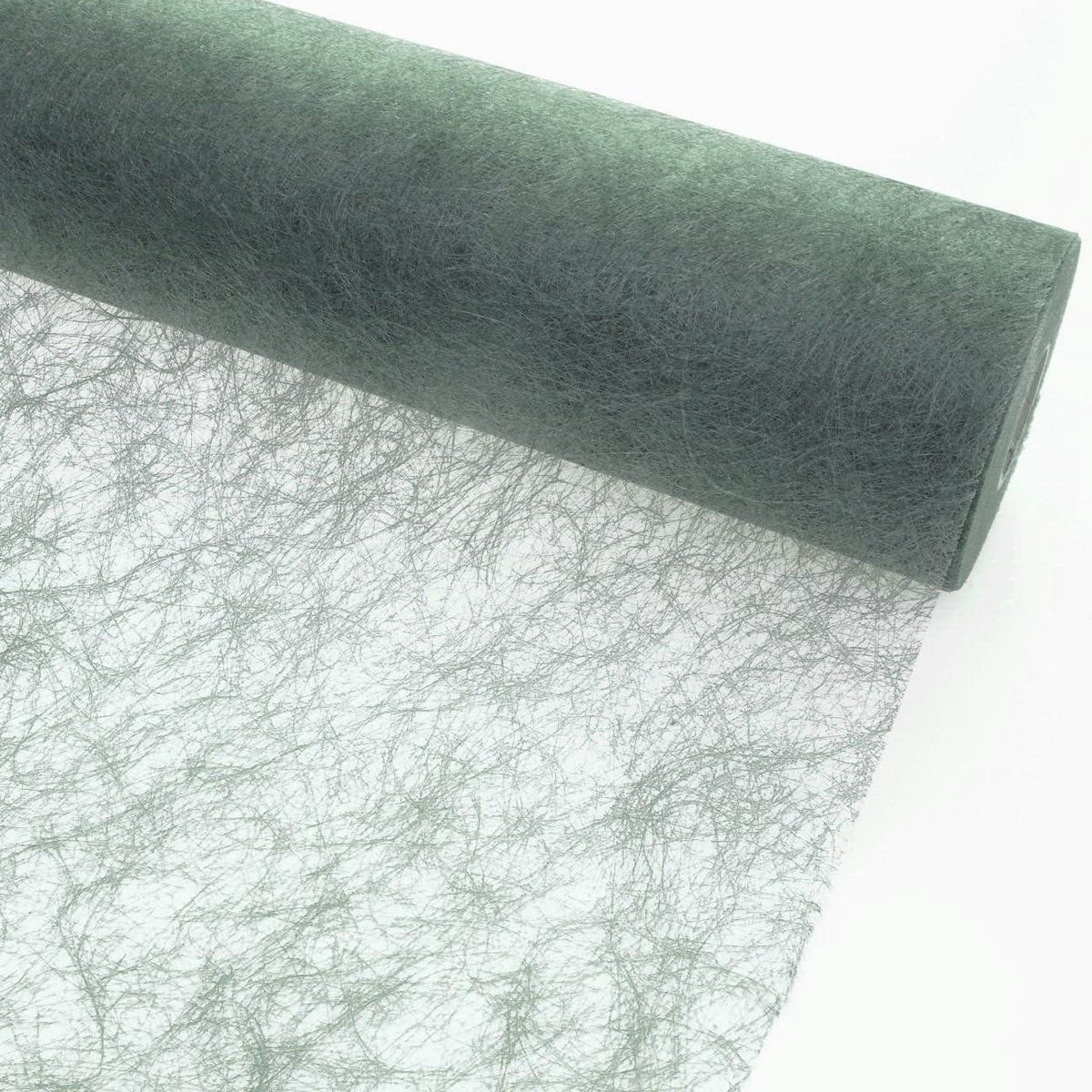 Tafelloper - Decoratieve runner - Feestelijke decoratie - Fijn vliesmateriaal - 25 meter rol - Groen