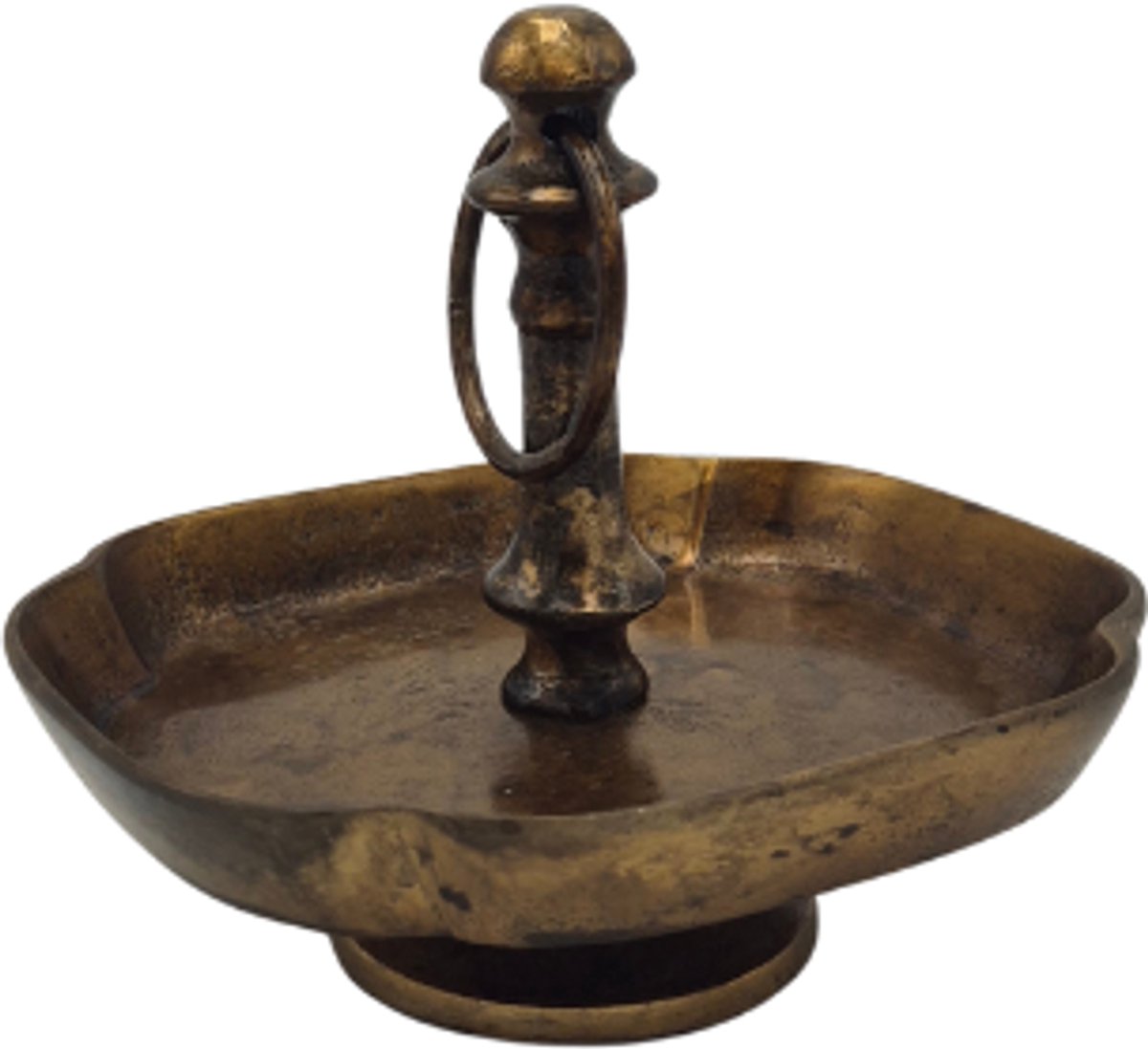 Deco4yourhome® - Etagere - 18cm - Antiek Goud - Snoepjes - Candy - Goud - Gold