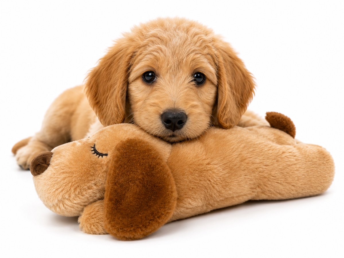 LG ZoeZo Knuffel met Hartslag - Puppy Knuffel Hond thumbnail 4