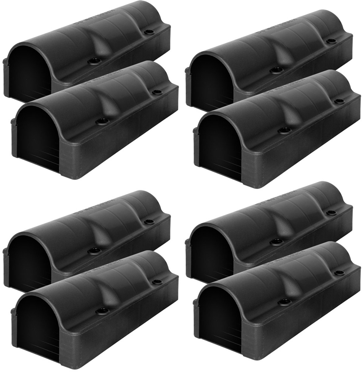 8x Aasstation Rattenset Aasdoos Buis Tuin Muizenval Muizen Rattenaasdoos Rattenaasstation Rattenval Kinderen Huisdier Veilig Aasdoos Petigi