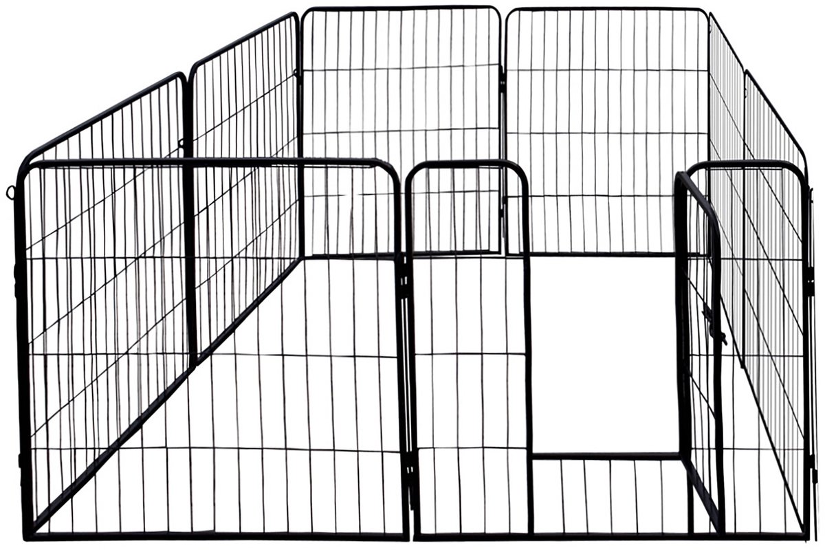 Petigi Huisdierren, Puppyren, Buitenren, Vrijloopren, Kooi, Puppyhek – 100 x 80 cm