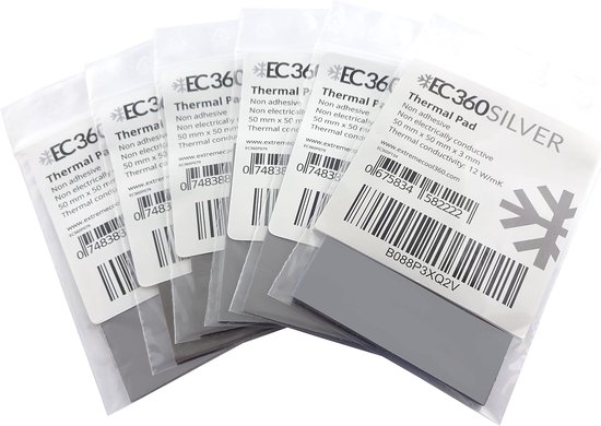Thermal Pad 12W/mK 50x50x2,5mm voor Koeling van CPU's en GPU's van Cooler Master — afbeelding 3
