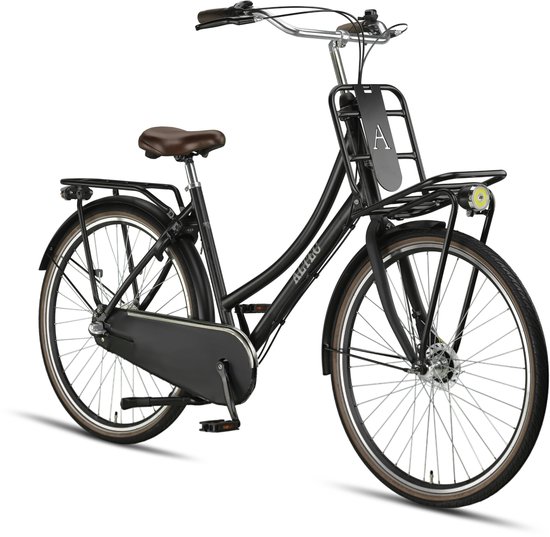 Altec Retro - Transportfiets - Damesfiets - 28 Inch - 57 cm - 3 versnellingen - Rollerbrakes - Mat Zwart van Altec — afbeelding 3