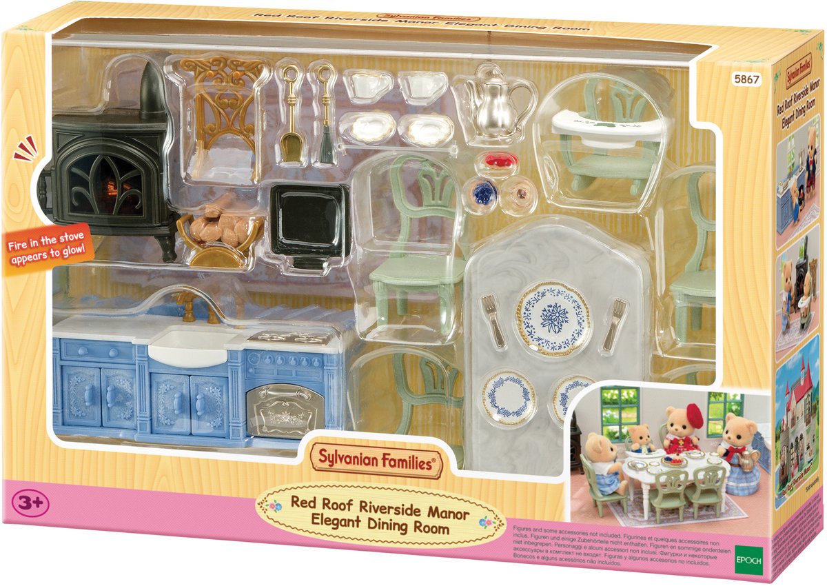 Sylvanian Families 5867 Elegante eetkamer set — cadeau in Spellen & Speelgoed - foto 6