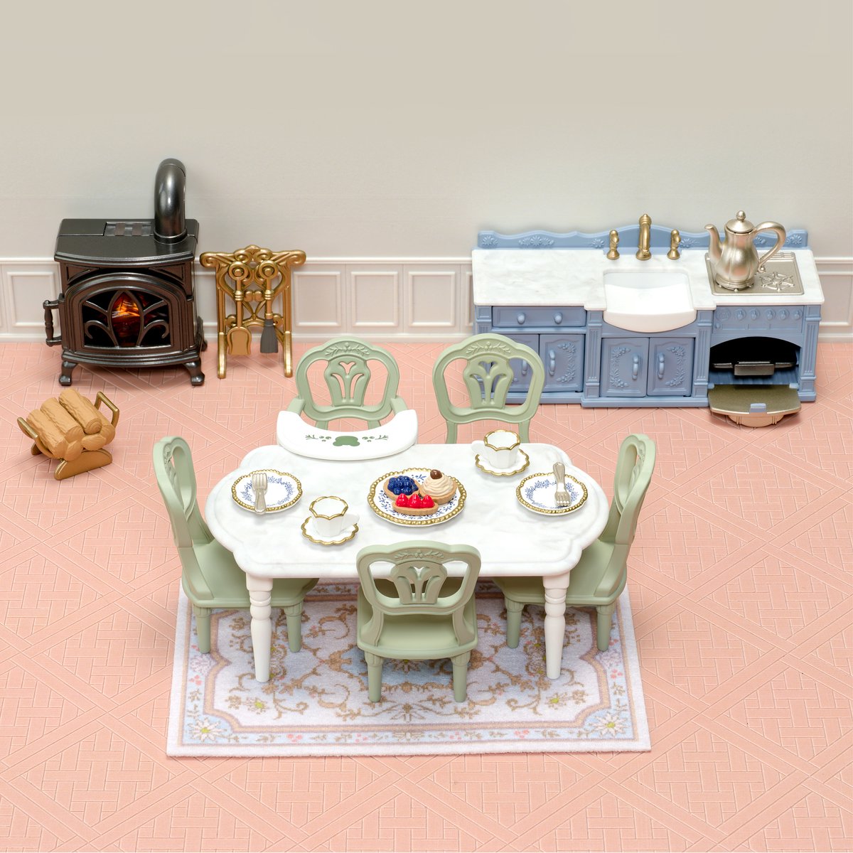 Sylvanian Families 5867 Elegante eetkamer set — cadeau in Spellen & Speelgoed - foto 8