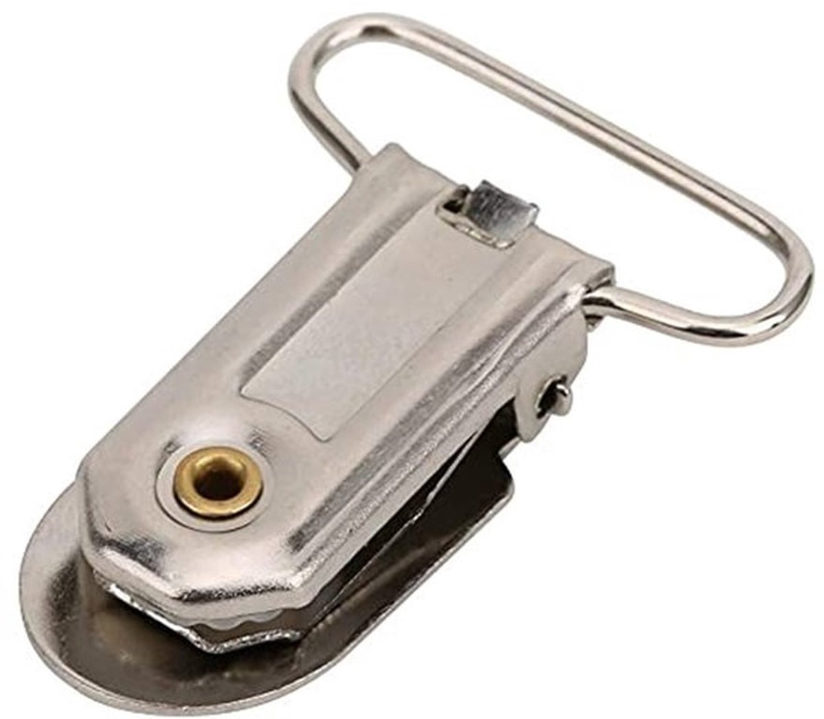 20 stuks metalen fopspeenketting-clips, bretelclips, drukknop voor fopspeenclips, fopspeenband, kleding