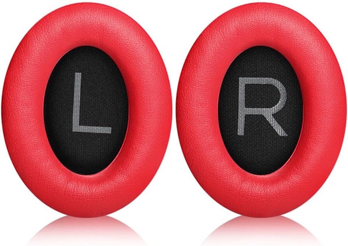 Comfortabele Vervangende Oorkussens voor QC45 Hoofdtelefoons - Ideaal voor Geluid, Comfort en Duurzaamheid (Rood)