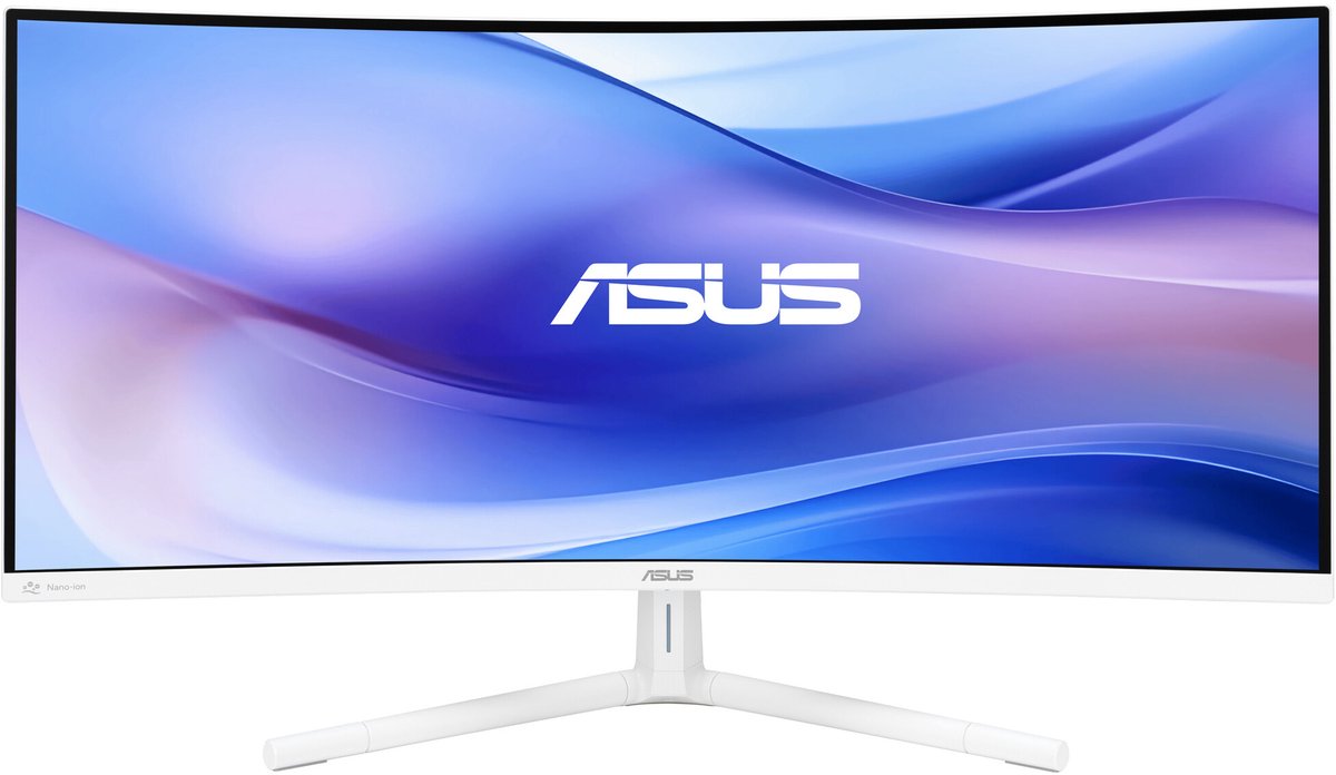 ASUS EyeCare VU34WCIP-W - QHD Ultrawide Monitor - Ingebouwde Air Purifier - USB-C 65W - 100hz - EPEAT Gold - 34 inch