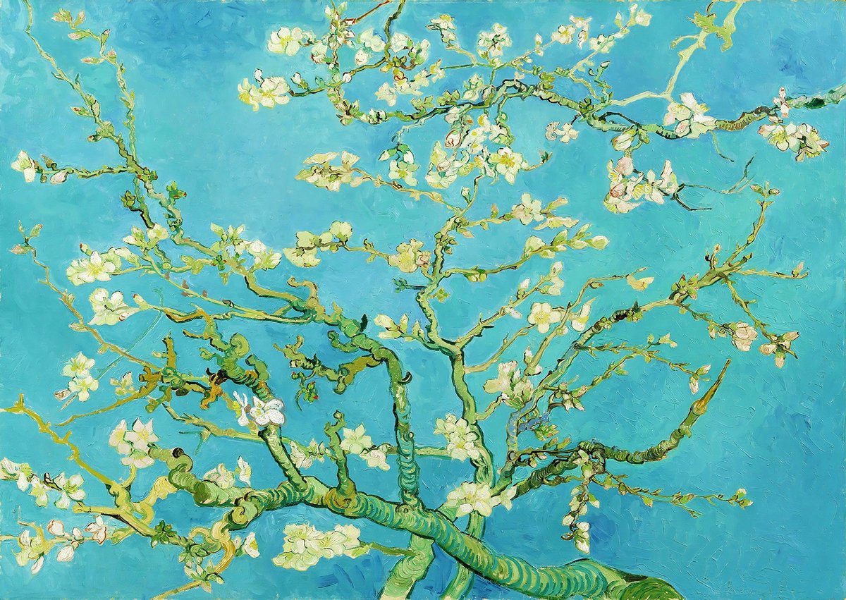 Enjoy puzzel Vincent van Gogh: Mandelblüte - 1000 stukjes.
