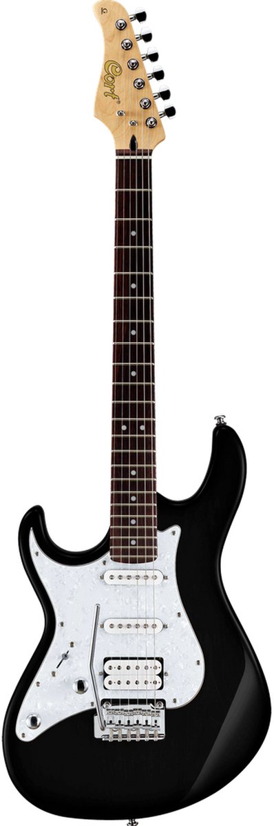 Cort G250 Left-Handed Linkshandige ST-Style Elektrische Gitaar Black