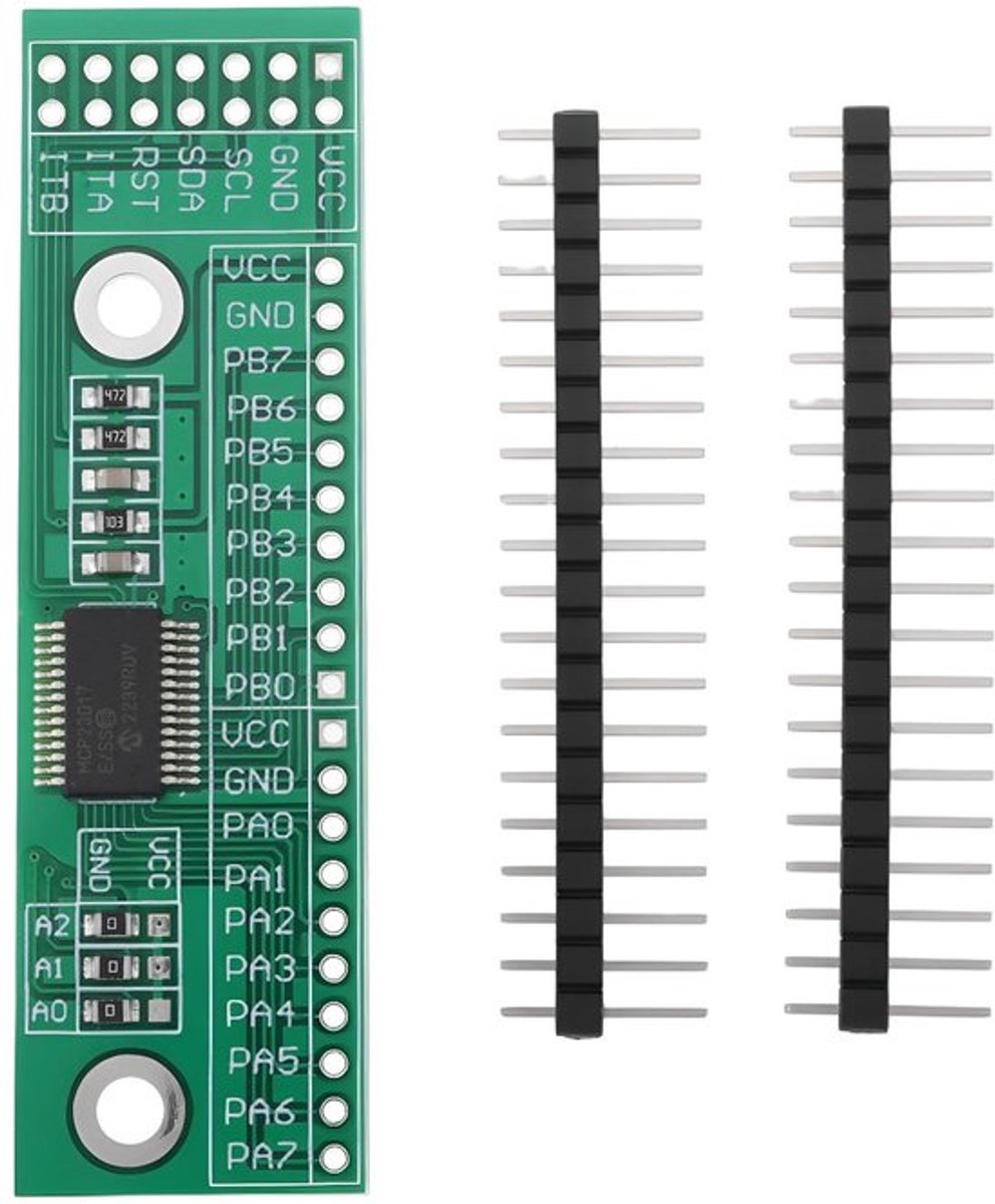16-kanaals IO-uitbreidingspinmodulebord I2C-interface IIC-ingang-uitgang MCP23017-E/SS voor computerspelconsole