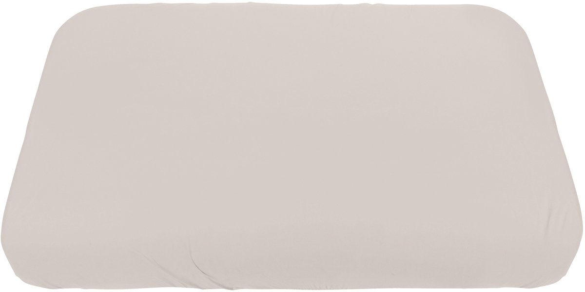 Sebra Jersey Hoeslaken - Baby - 70 x 120 cm - Seabreeze Beige