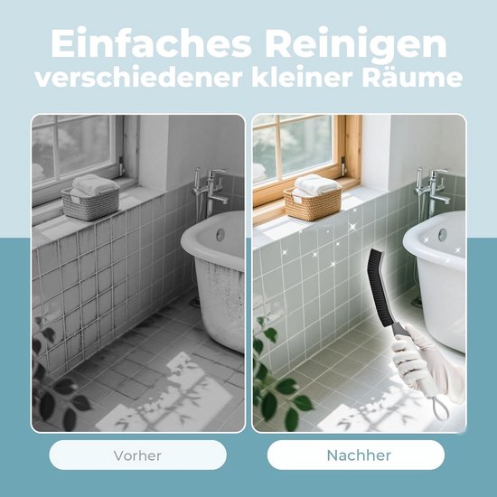 4 Stuks Harde Borstels voor Hoekreiniging, Kierenborstel, Voegenborstel voor Badkamer, Keuken en Huishoudelijk Gebruik — afbeelding 2