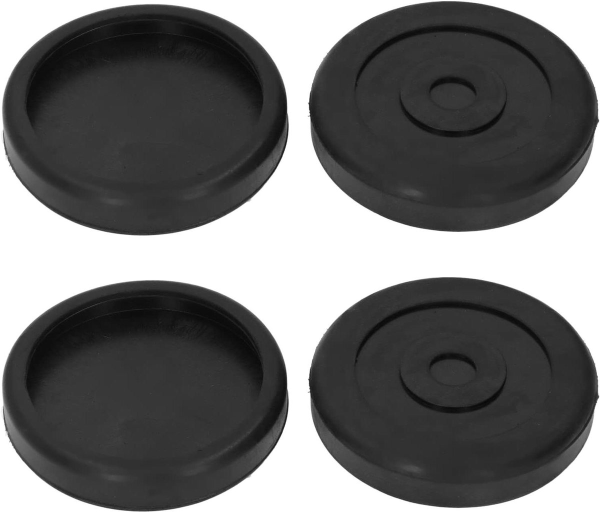 Wasmachine Voet Pads - Anti Vibratie Matten - Apparaten Stabiliseren - Rubber Constructie - 4 Stuks - Zwart