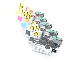 Toners-kopen.nl Brother LC421 LC-421 Inktcartridge Inktpatronen… - Geschikt voor Brother DCP-J1050DW Brother DCP-J1140DW Brother DCP-J1800DW Brother MFC-J1010DW