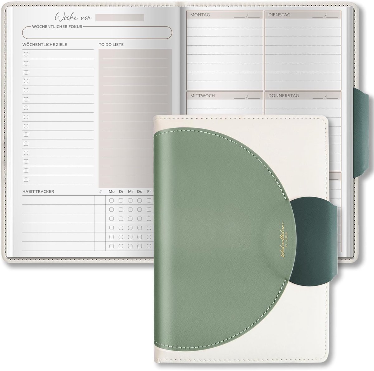 SnelShoppen - BIROYAL Agenda Weekplanner 2023, Organiser, A5 Formaat, Dagelijkse Planning, Kleur: Blauw, Perfect voor School, Werk en Thuisgebruik