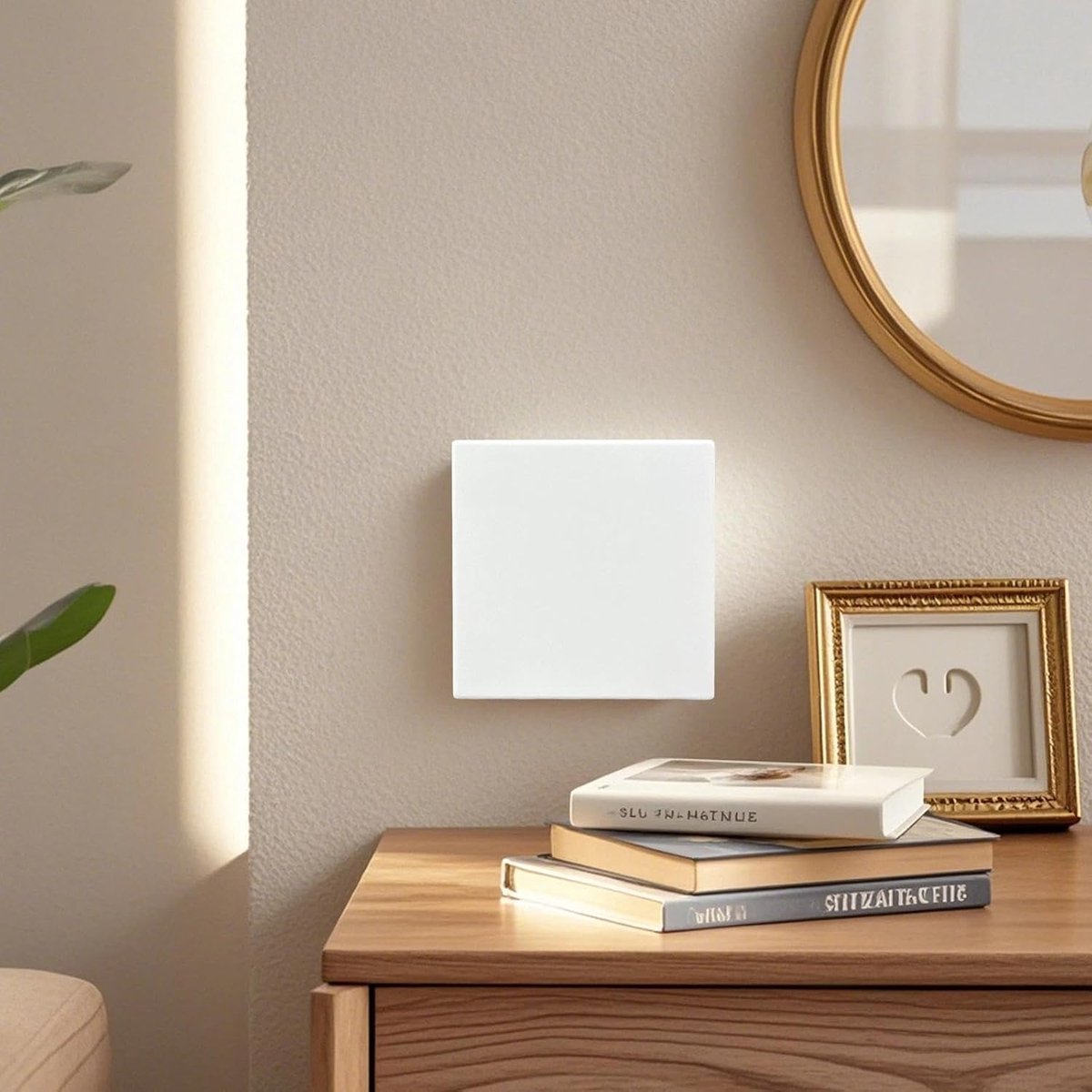 Pack of 3 Blind Cover Socket, Self-Adhesive Blind Cover, Socket, White Blind Wall Plate, ABS Plastic, Installation - ShopVlot