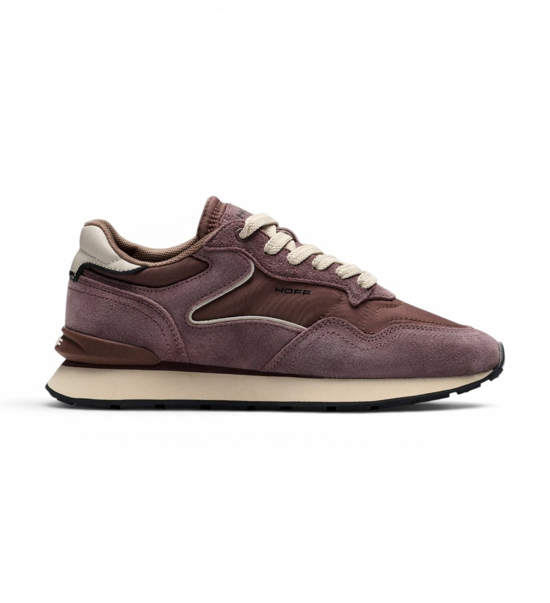 HOFF Leren Sneakers City aubergine