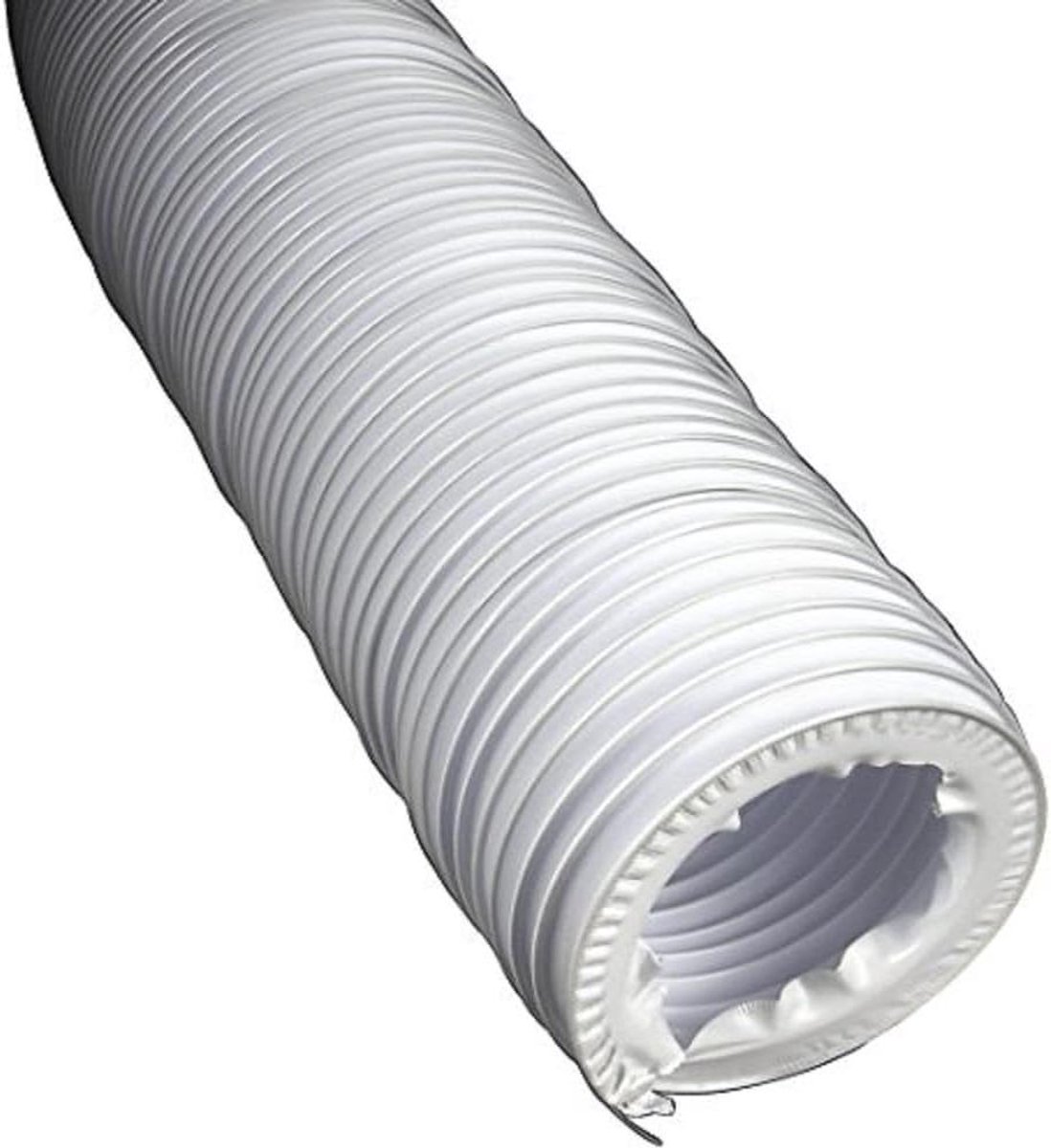 Afvoerslang - Condensslang - Droger Aansluiten - Flexibel PVC Materiaal - 2 Meter Lengte - Wit