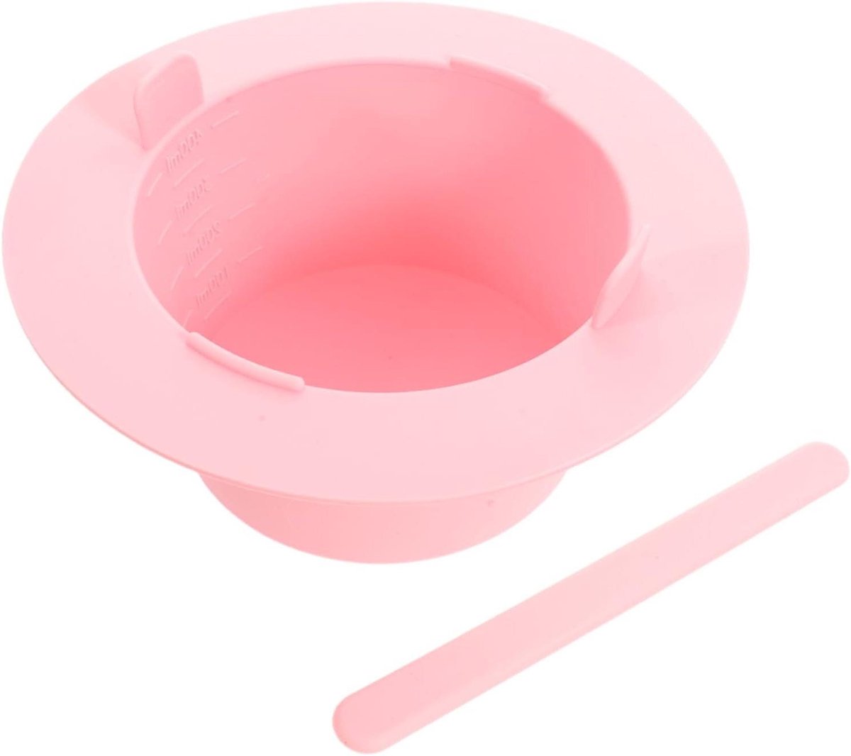 Siliconen Waxkom - Harsverwarmer Inzetstuk - Ontharen Thuis - Antiaanbaklaag - 142 x 142 x 7 cm - Roze