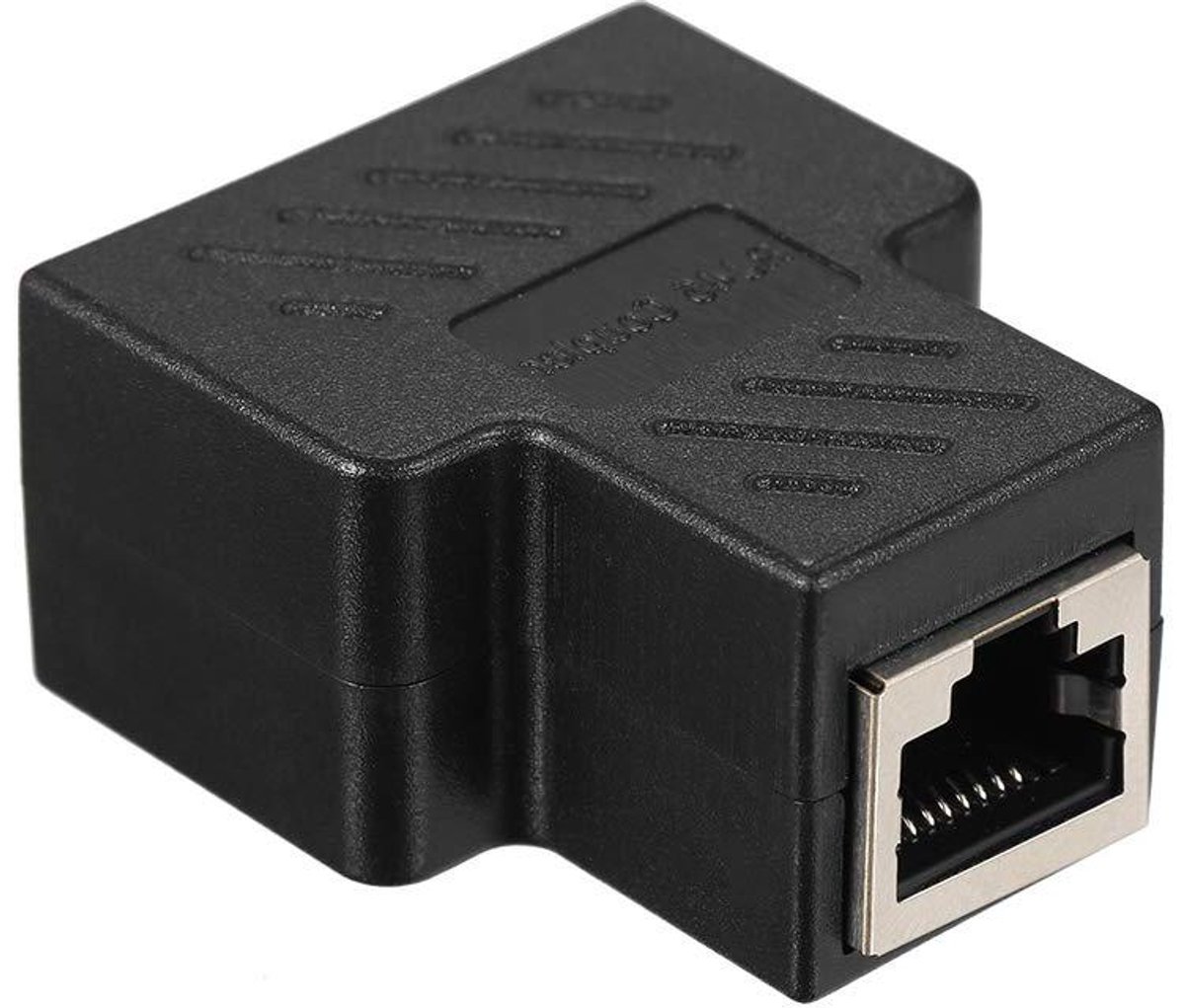 RJ45 Splitter Adapter - Ethernet Splitter Hub - Netwerk Uitbreiden - 1 naar 2 Poorten