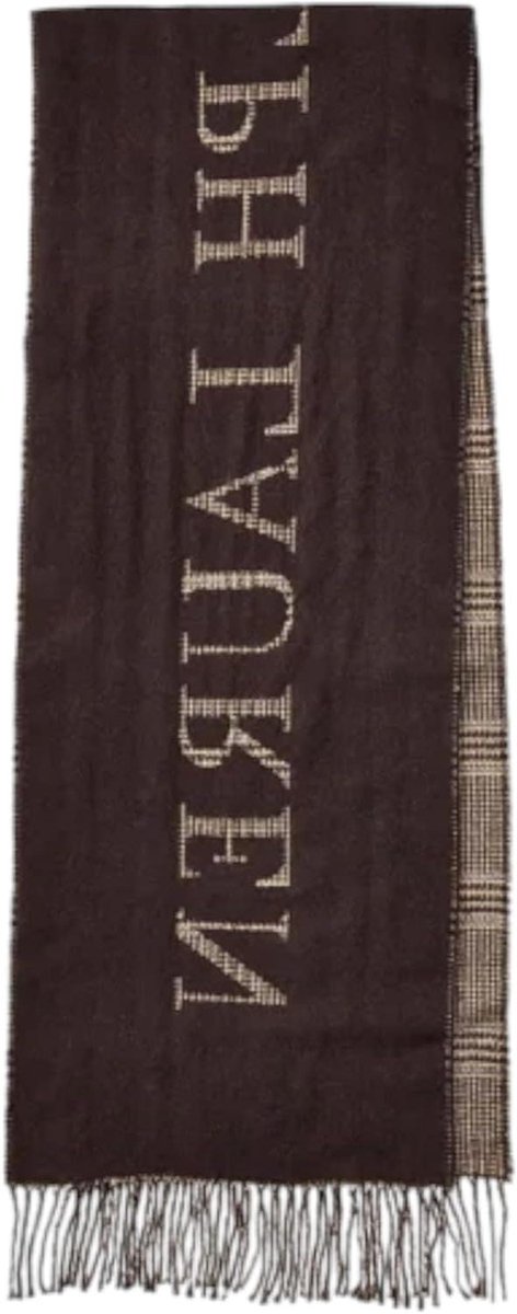 Jacquard Sjaal - Omslagdoek Dames - Warm Blijven - Wendelogo Design - 203 cm - Niet gespecificeerd