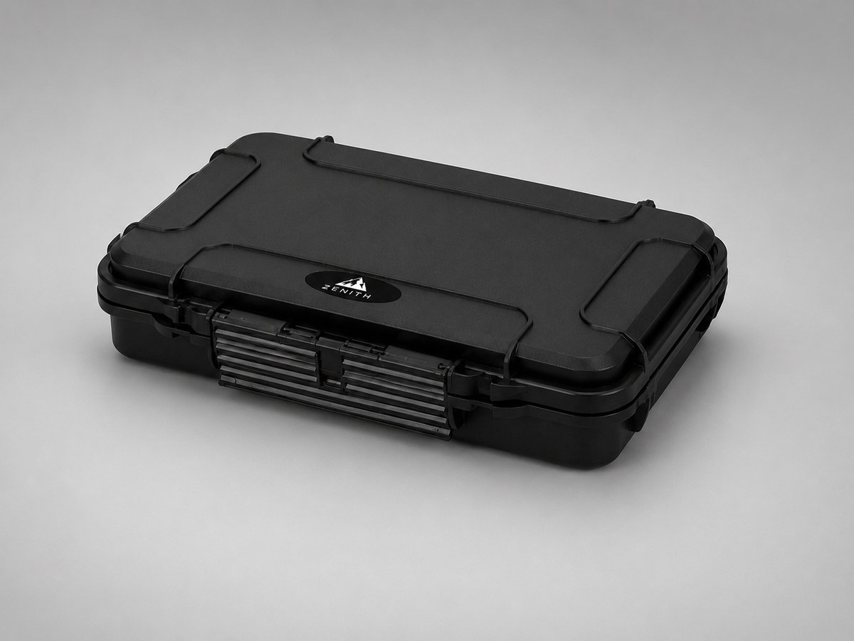 ZENITH Cases ZC1030C – Hardcase met plukschuim – Zwart