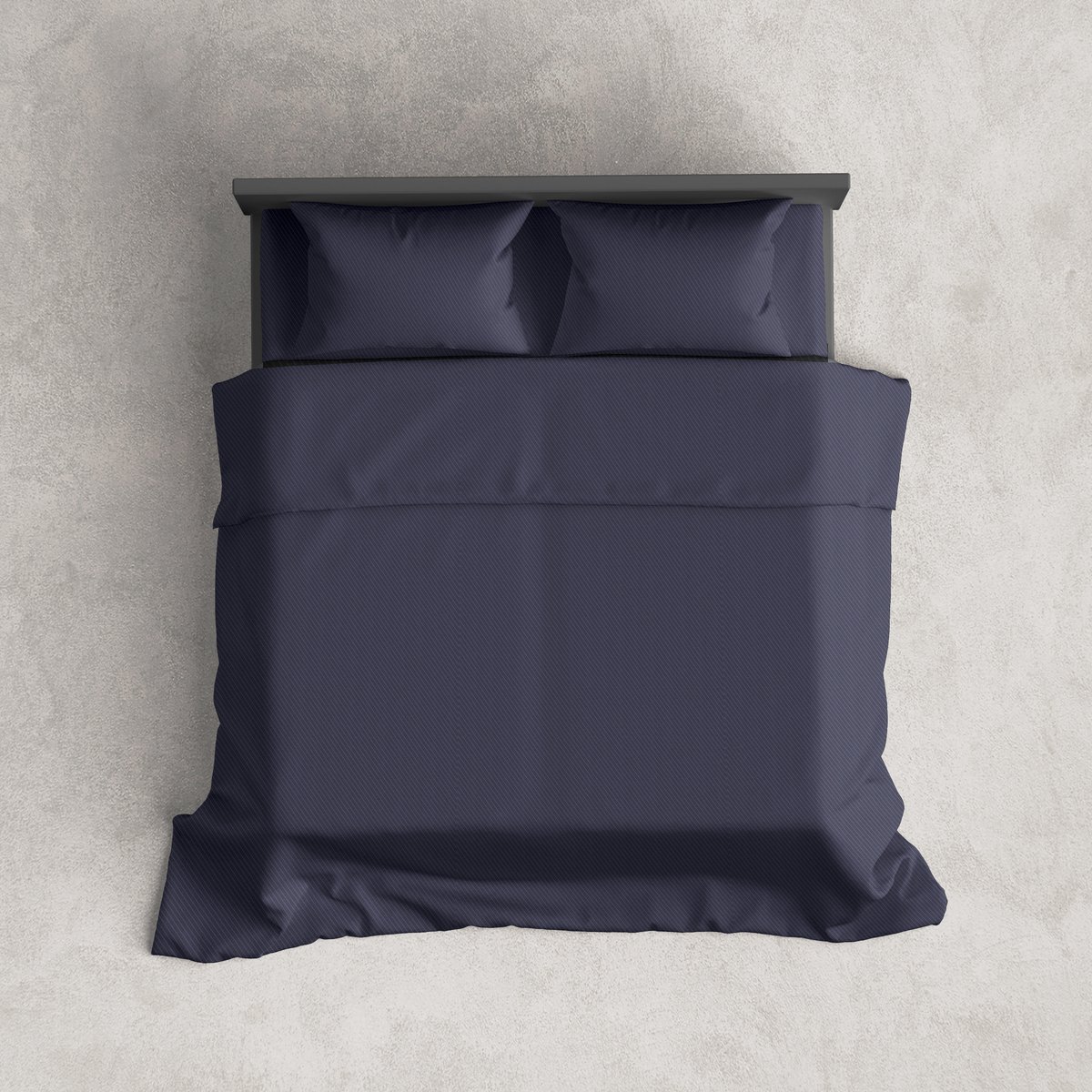 Lakenset 100% Katoen Premium - Plat bovenlaken met onderlaken - XL 180 Hoeslaken - Jeans PurpleBlue