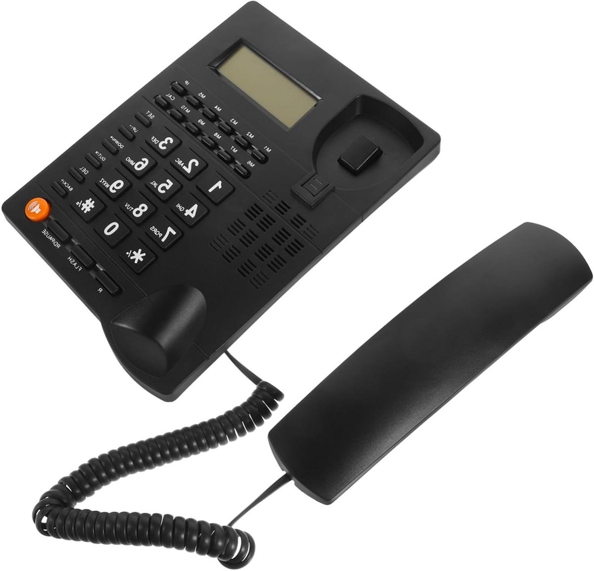 Vaste Telefoon - Huistelefoon Seniorentelefoon - Eenvoudig Bellen - Grote Knoppen - 20.8 x 15.7 x 5.7 cm - Wit