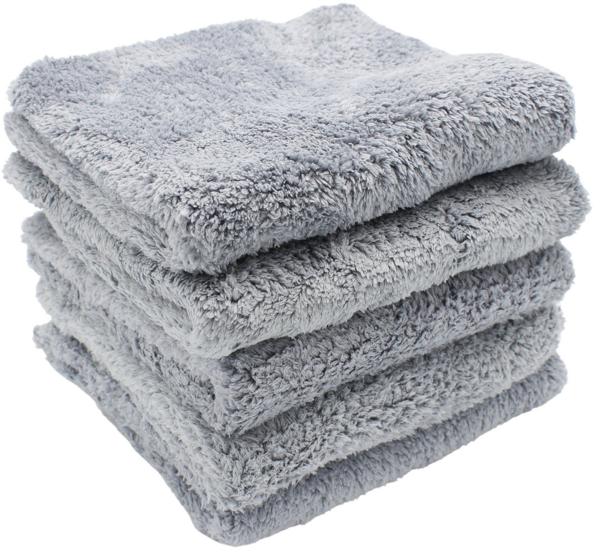 Premium Polish Microvezeldoek ChiaMo.nl Grijs 38 x 38 cm – 5 stuks