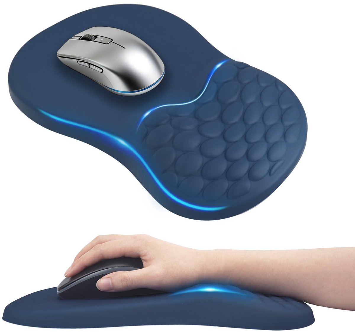 Omgoods - Ergonomische Muismat met Polssteun en Massagepunten