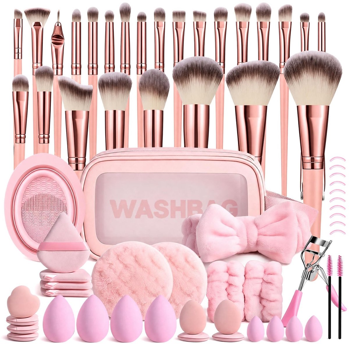 Omgoods - Professionele Make-up Borstelset van 65 Stuks voor Vrouwen