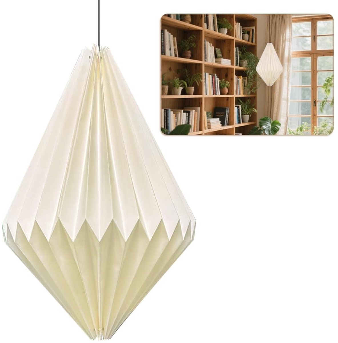 Omgoods - Origami Design Papieren Lampenkap voor Decoratie